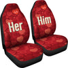 Him & Her Valentine's Day Special Car Seat Cover Seat