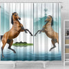 Lusitano Horse Print Shower Curtain