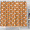 Australian Cattle Dog Pattern Print Shower Curtains