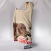 Irish Setter Dog Print Hooded Blanket