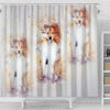 Shetland Sheepdog Art Print Shower Curtains