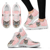 Cute Ojos Azules Cat Print Sneakers