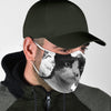 Lovely Manx Cat Print Face Mask