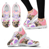 Border Terrier Floral Print Sneakers