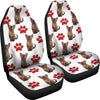 Burmese Cat With Red Paws Print Car Seat Covers