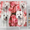 West Highland White Terrier Print Shower Curtains