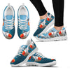 Oranda Fish On Blue Print Running Shoes