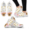 Cute Puggle Dog Print Sneakers