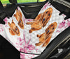Dachshund Dog Floral Print Pet Seat Covers