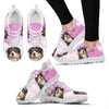 Cute English Shepherd Print Sneakers