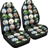 Cute Westie Dog Pattern Print Car Seat Covers