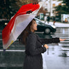 Westie With Heart Print Umbrellas