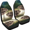Lovely Campbell's Dwarf Hamster Print Car Seat Covers
