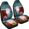 Hereford Cattle (Cow) Print Car Seat Covers