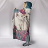 Cute Westie Dog Print Hooded Blanket