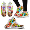 Multicolor Chiweenie Dog Print  Running Shoes