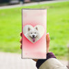 Samoyed Dog Print Women's Leather Wallet