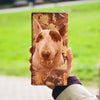 Cute Bull Terrier Print Women's Leather Wallet