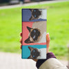 Siamese Cat Print Women's Leather Wallet