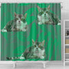 American Wirehair Cat Print Shower Curtains