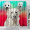 Kuvasz Dog Print Shower Curtain