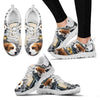 Animated Beagle Dog Print Running Shoes