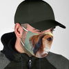 Saluki Dog Print Face Mask