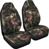 Amazing Caucasian Shepherd Dog Print Car Seat Covers