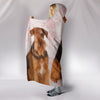 Amazing Airedale Terrier Dog Print Hooded Blanket