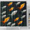 Molly Fish (Poecilia Sphenops) Print Shower Curtains