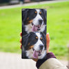 Bernese Mountain Dog Print Women's Leather Wallet