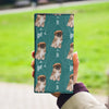 Tibetan Spaniel dog Patterns Print Women's Leather Wallet