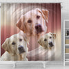 Amazing Labrador Retriever Print Shower Curtains