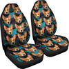 Basenji Dog Patterns Print Car Seat Covers