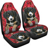 Entlebucher Mountain Dog On Pink Print Car Seat Covers