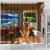 Amazing German Shepherd Print Shower Curtains