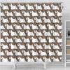 Sealyham Terrier Dog Pattern Print Shower Curtains