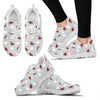 Scarlet macaw Parrot Print Sneakers