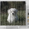 Cute Maltese Dog Print Shower Curtains