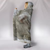 Lovely Scottish Fold Cat Print Hooded Blanket