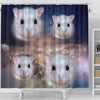 Campbell's Dwarf Hamster Print Shower Curtains