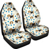 Cute Beagle Patterns Print Car Seat Covers