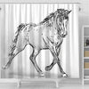 Amazing Tennessee Walking Horse Print Shower Curtain