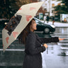 Rottweiler With Heart Print Umbrellas