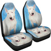 Bull Terrier Dog Print Car Seat Covers