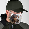 Bluetick Coonhound Print Face Mask