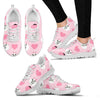 Whippet Dog Patterns Print Sneakers