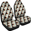 Bernese Mountain Dog Patterns Print Car Seat Covers