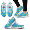 Fish Patterns Print Sneakers