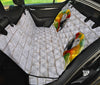 Red And Green Macaw Print Pet Seat Covers